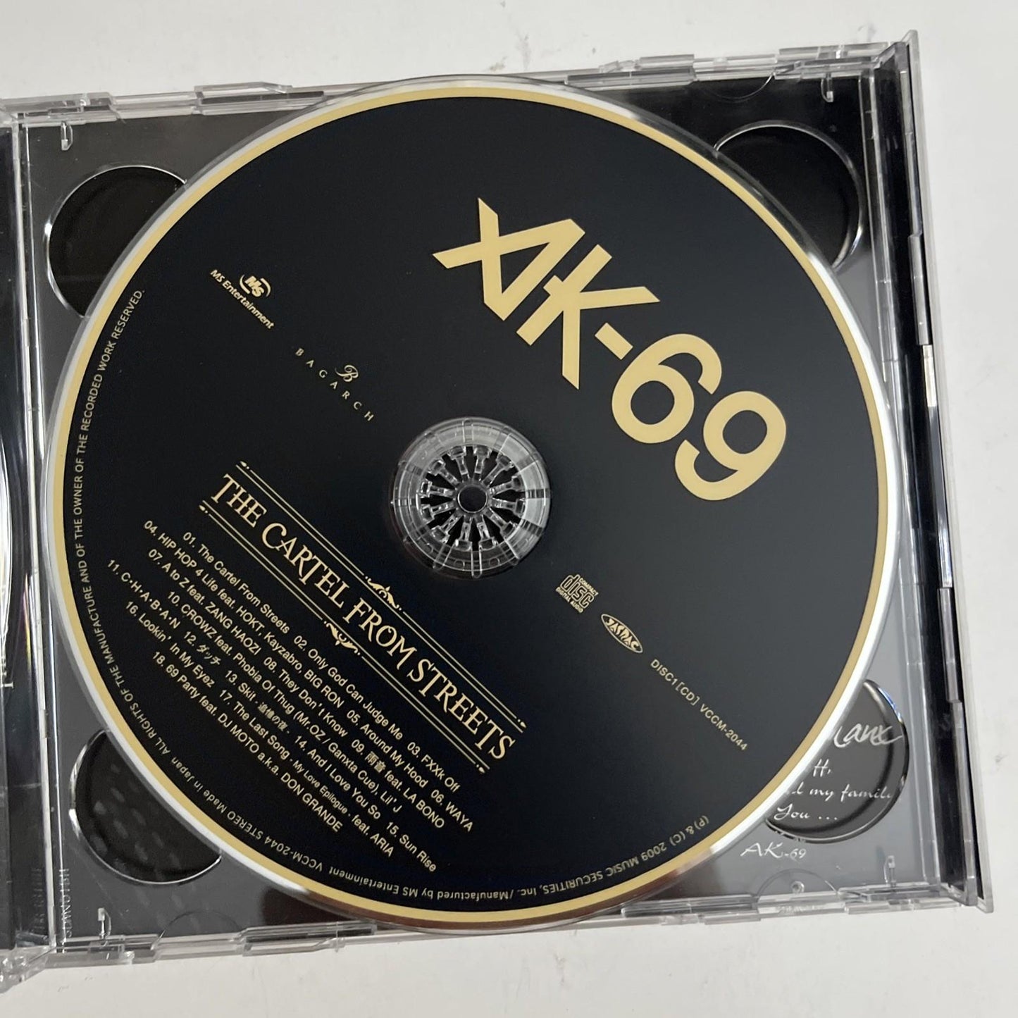 AK-69 – The Cartel From The Streets (CD + DVD, 2009, 2-Disc) Japan Obi VCCM-2044