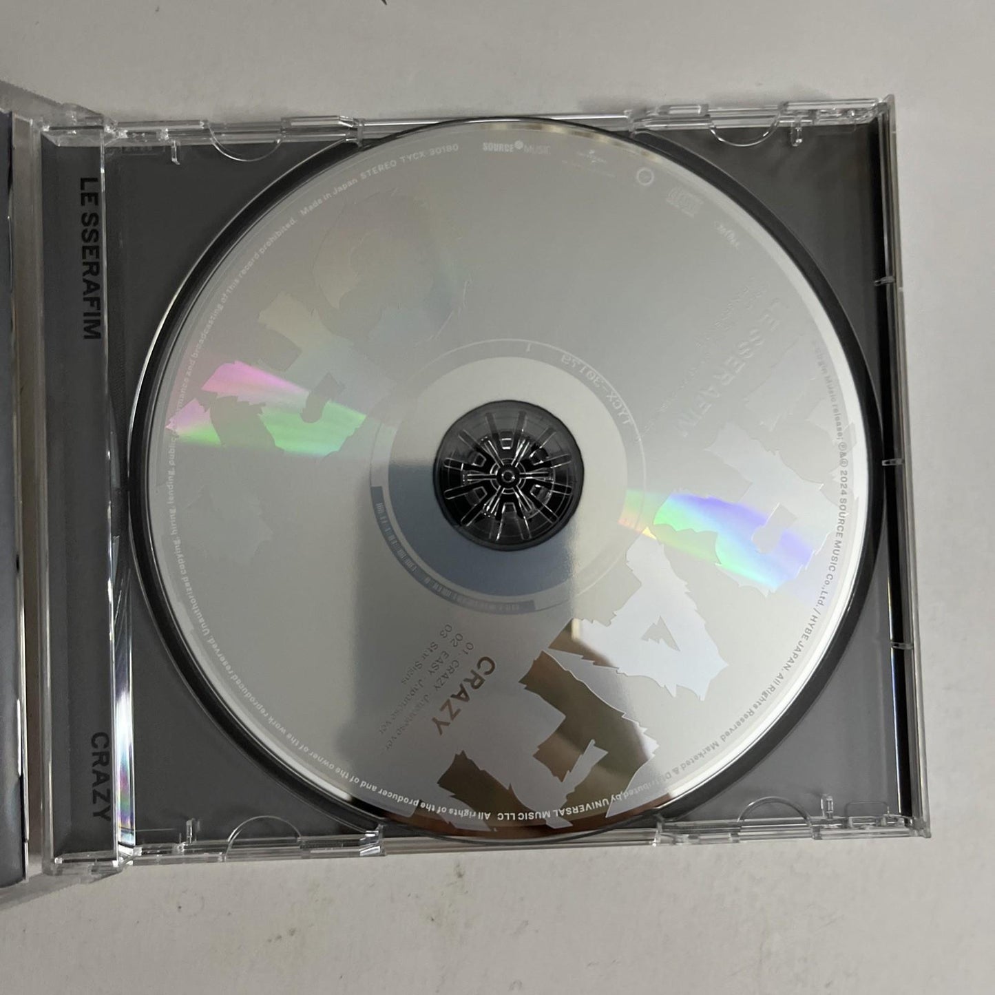Le Sserafim – Crazy (CD, 2024) Japan Limited Edition B TYCT-39254