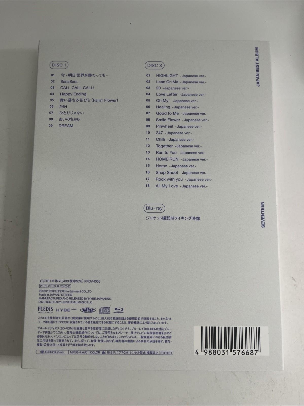 Seventeen – Always Yours (CD + Blu-ray, 2023, 3-Discs) CARAT Limited Edition