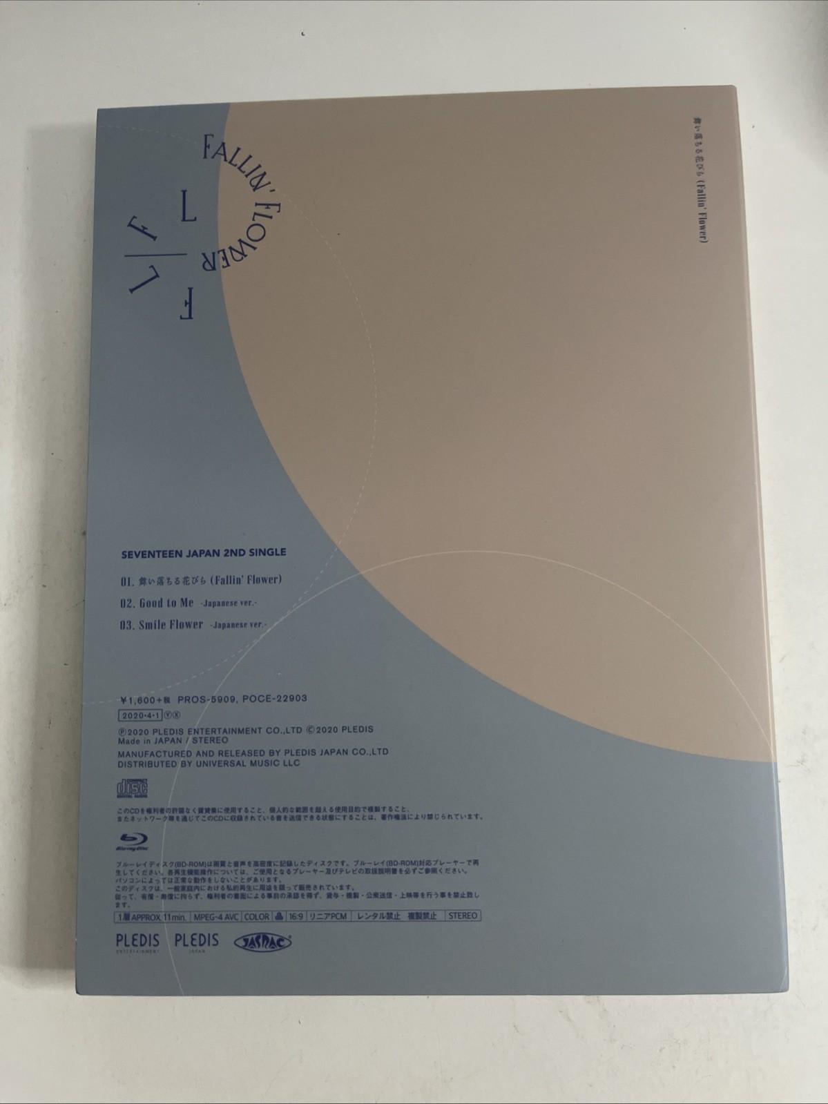Seventeen - Fallin' Flower (CD + Bluray, 2020, 2-Disc) Japan Limited Ed PROS5909