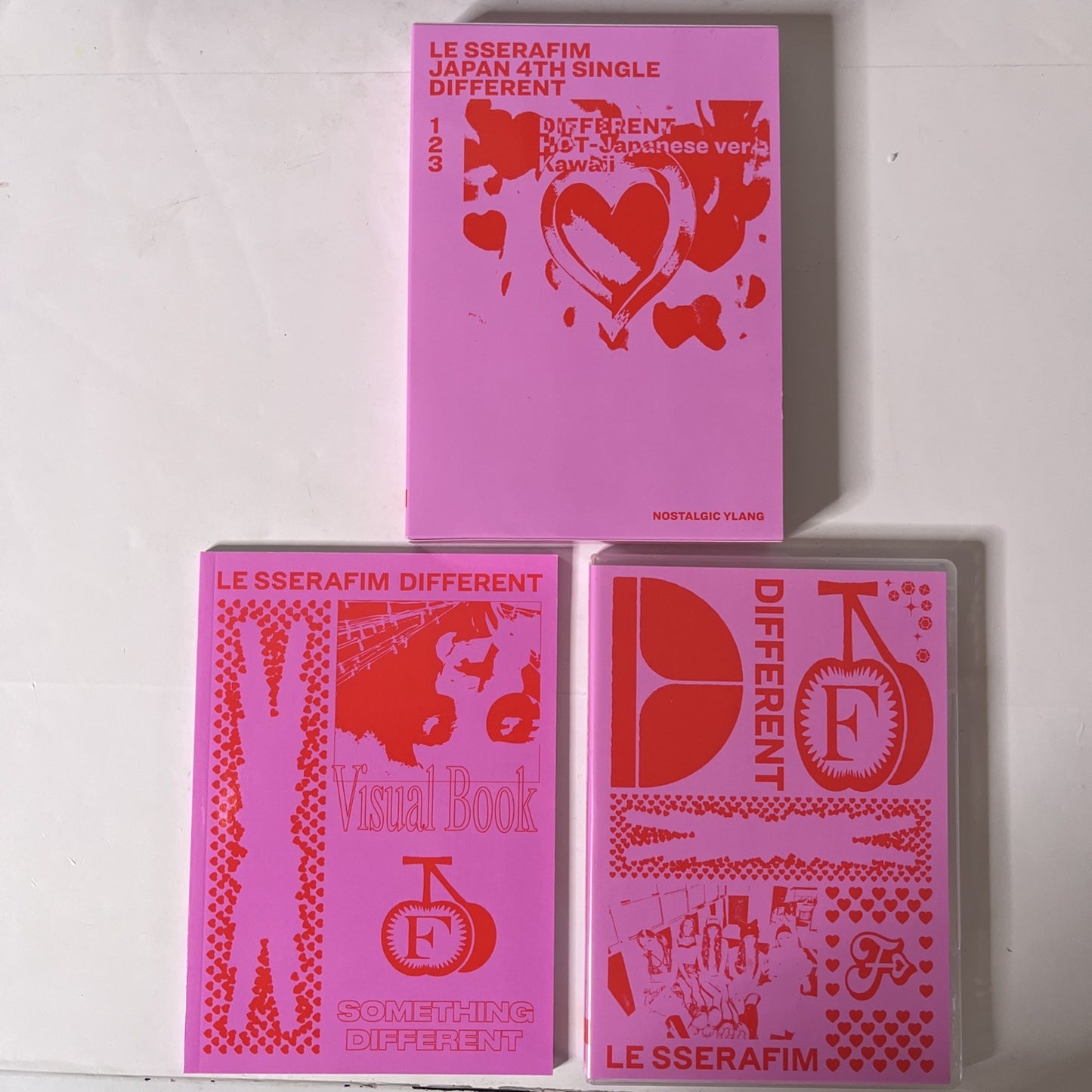 Le Sserafim - Different (CD, 2025) Photobook NOSTALGIC YLANG Edition Japan