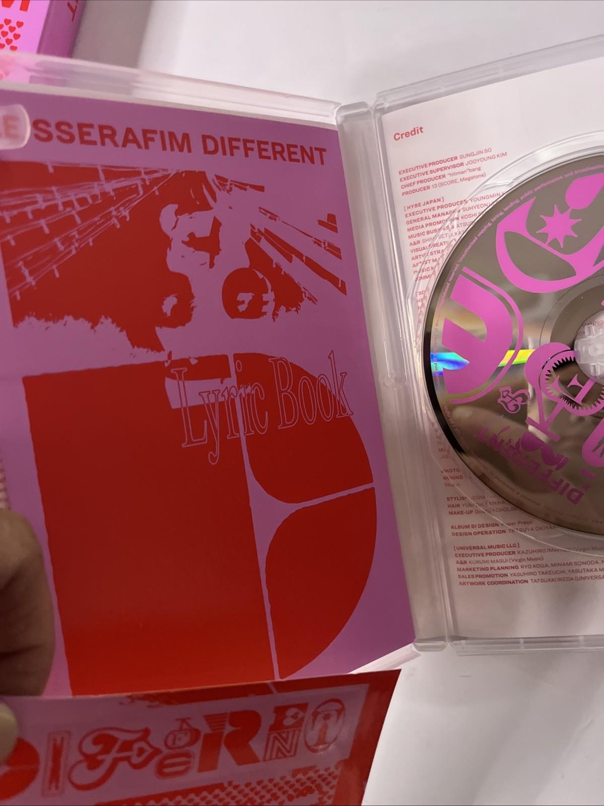 Le Sserafim - Different (CD, 2025) Photobook NOSTALGIC YLANG Edition Japan