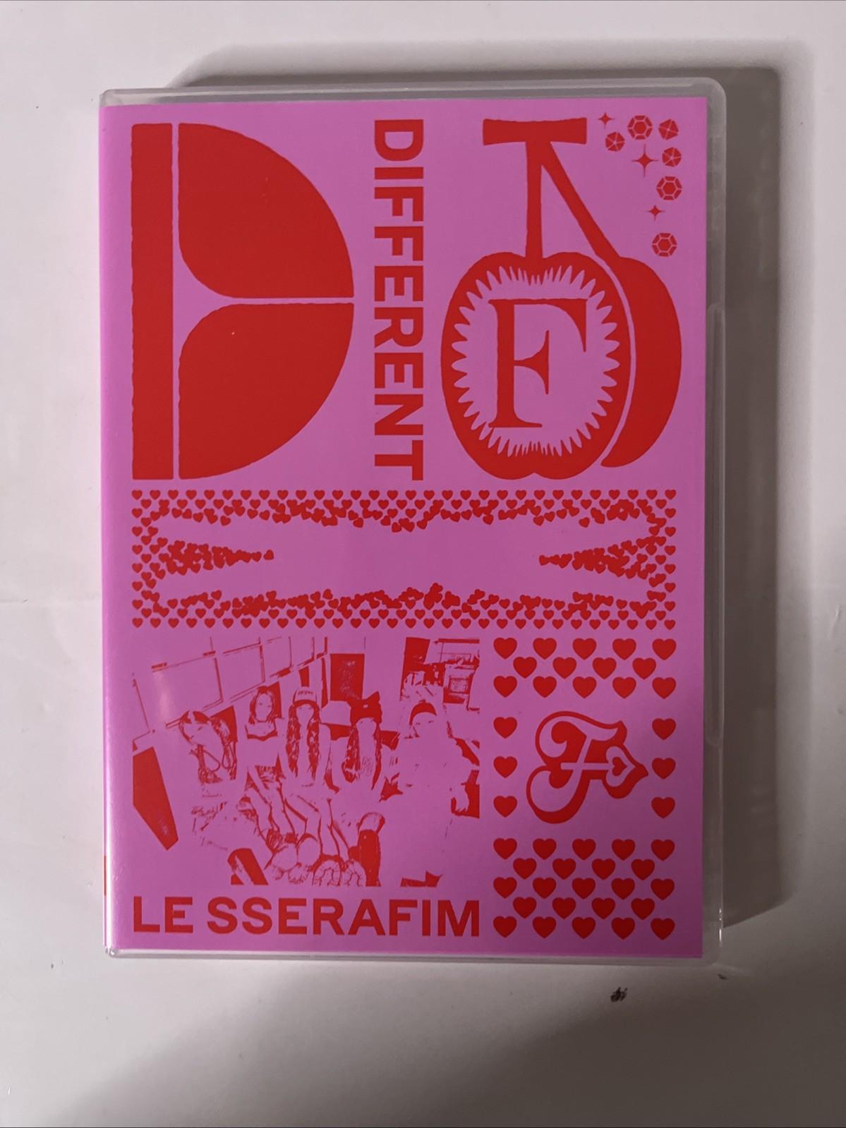 Le Sserafim - Different (CD, 2025) Photobook NOSTALGIC YLANG Edition Japan