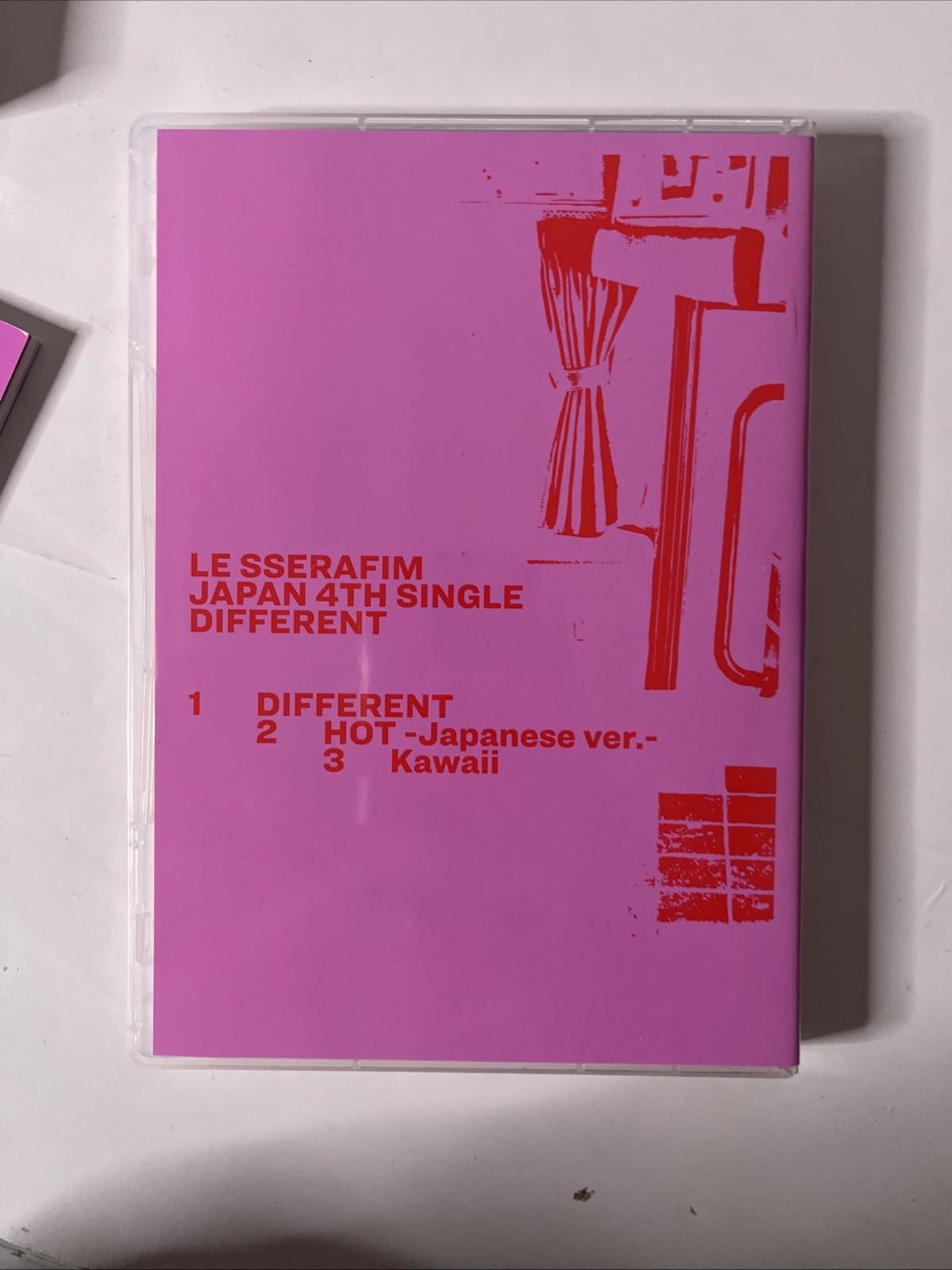 Le Sserafim - Different (CD, 2025) Photobook NOSTALGIC YLANG Edition Japan