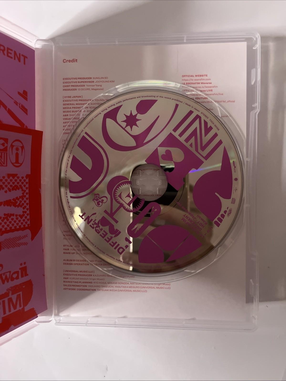 Le Sserafim - Different (CD, 2025) Photobook NOSTALGIC YLANG Edition Japan