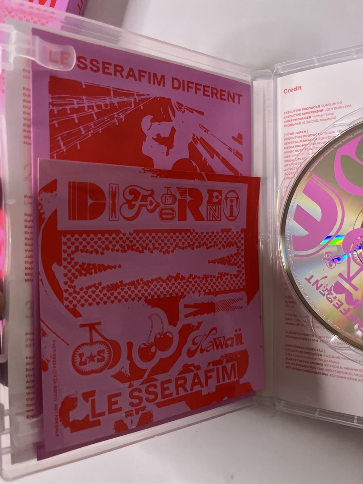 Le Sserafim - Different (CD, 2025) Photobook NOSTALGIC YLANG Edition Japan