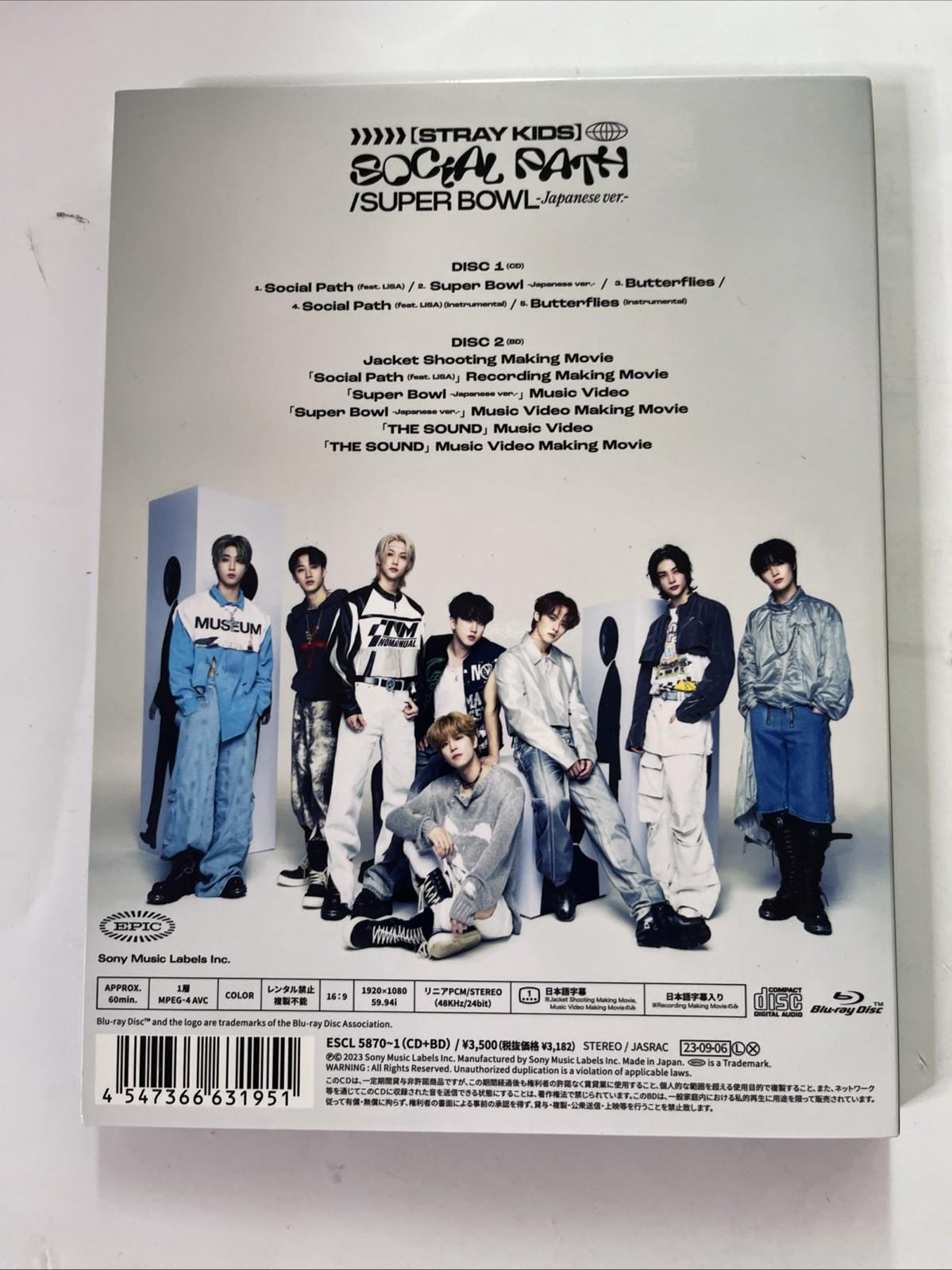 Stray Kids – Social Path (feat. LiSA)/ Super Bowl Japan Ver (CD + Blu-ray, 2023)