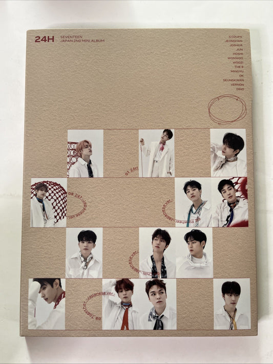 Seventeen - 24H (CD + Blu-ray, 2020, 2-Disc) Japanese Carat Limited Ed PROS-1917