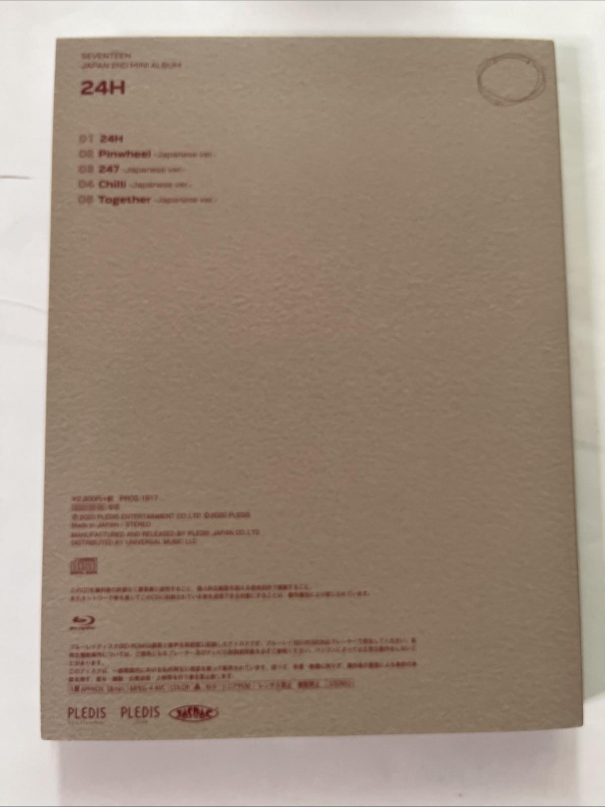 Seventeen - 24H (CD + Blu-ray, 2020, 2-Disc) Japanese Carat Limited Ed PROS-1917