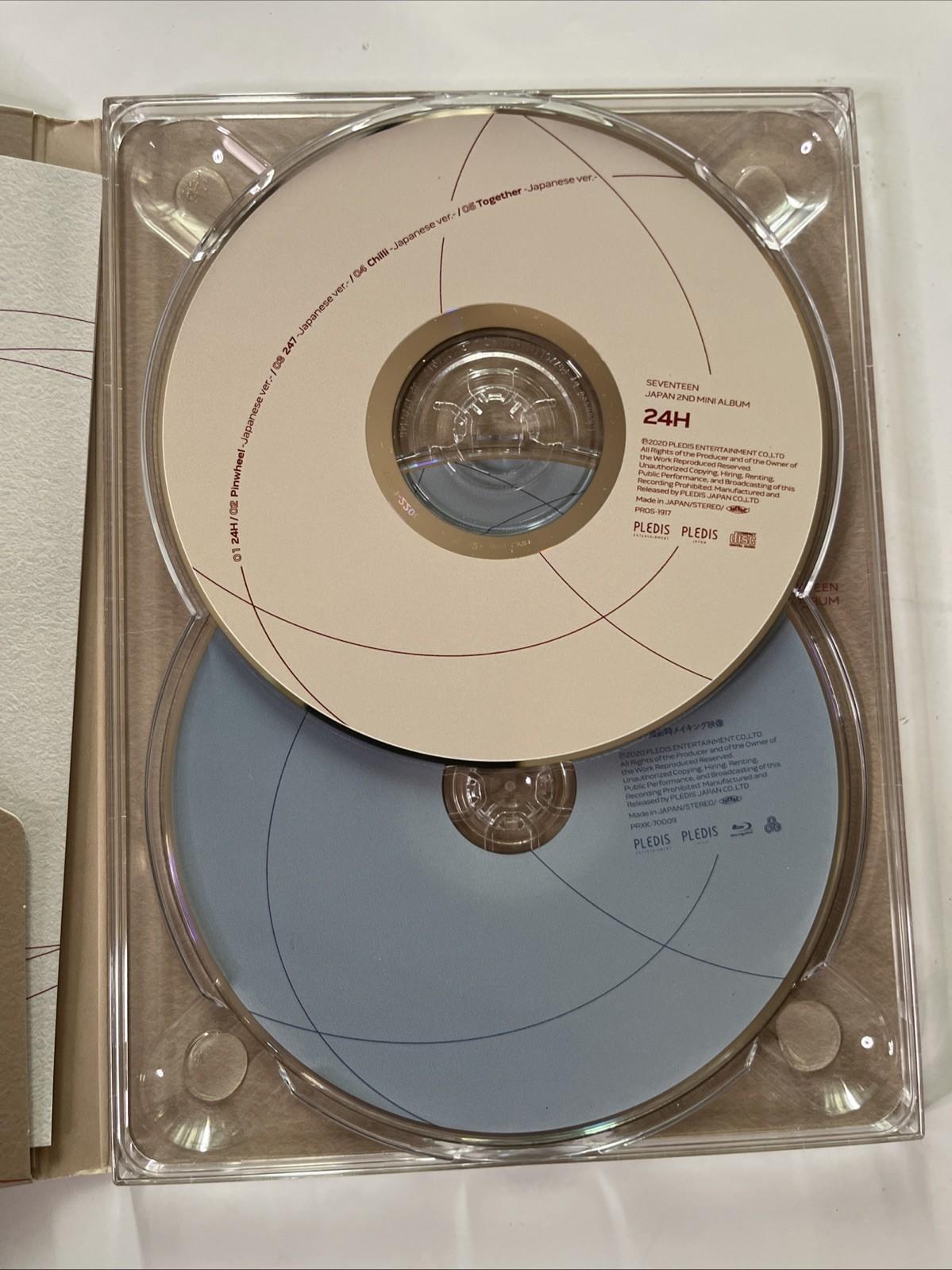 Seventeen - 24H (CD + Blu-ray, 2020, 2-Disc) Japanese Carat Limited Ed PROS-1917