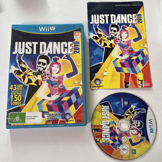 Just Dance 2016 Nintendo Wii U Game Complete
