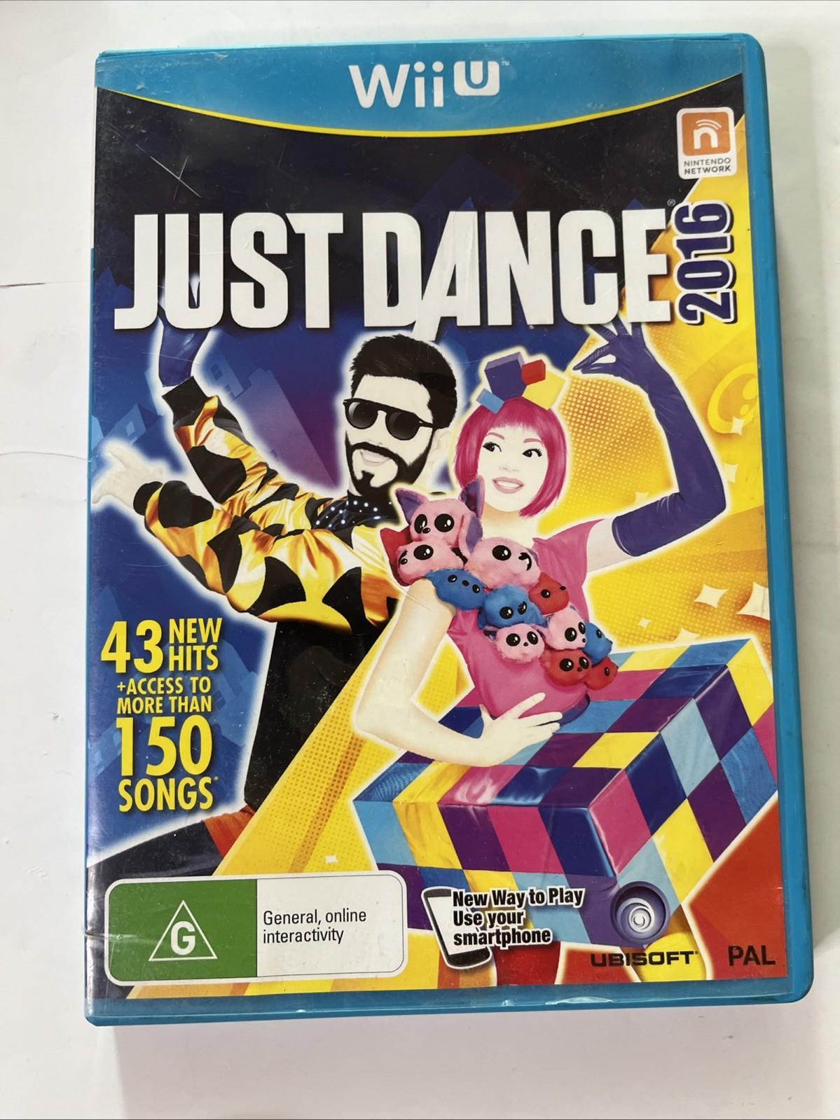 Just Dance 2016 Nintendo Wii U Game Complete