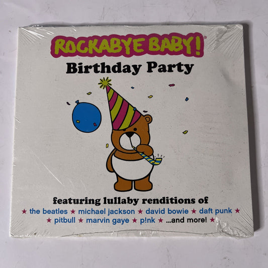Various – Rockabye Baby! Birthday Party (CD, 2016) US NEW SEALED CD 9722