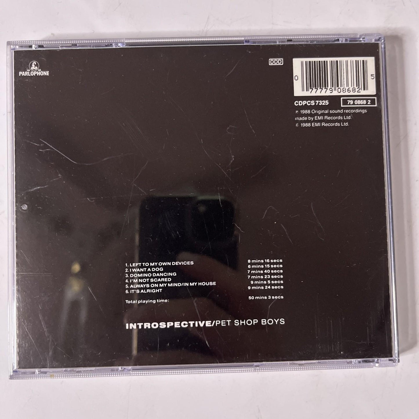 Pet Shop Boys – Introspective (CD, 1988) UK CDPCS 7325