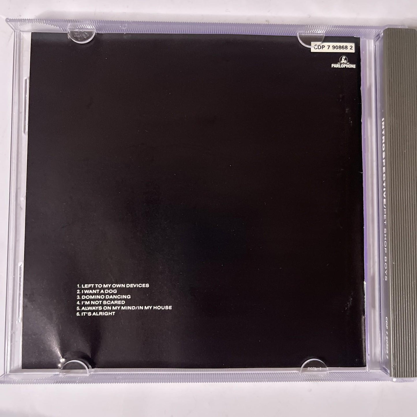 Pet Shop Boys – Introspective (CD, 1988) UK CDPCS 7325