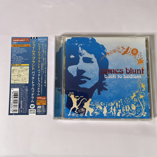 James Blunt – Back To Bedlam (CD, 2005) Japan Obi, Bonus Track WPCR-12193