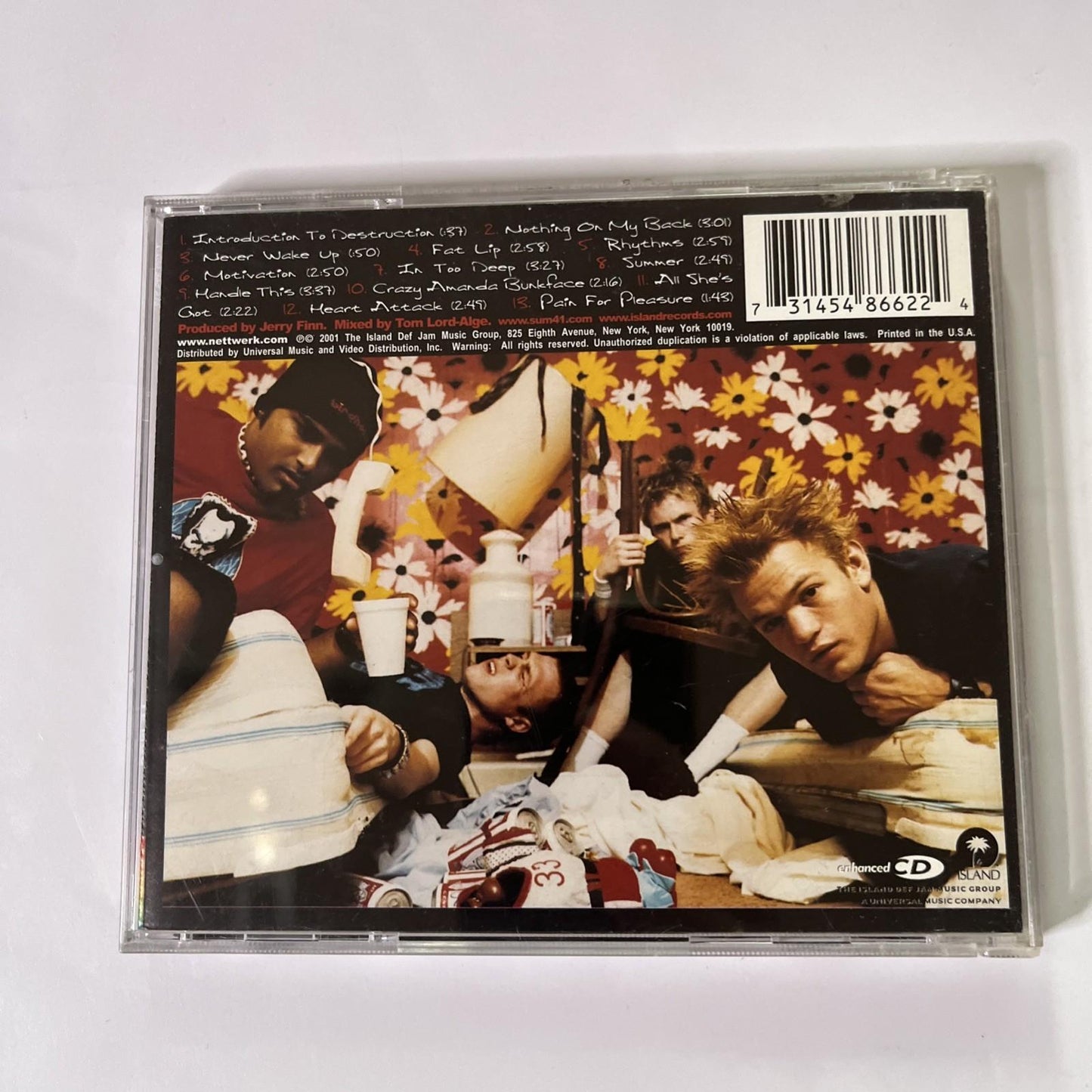 Sum 41 – All Killer No Filler (CD, 2001) US 314 548 662-2