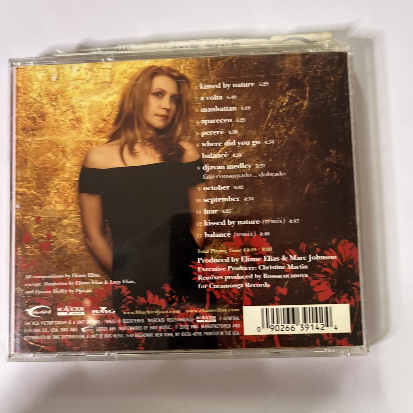 Eliane Elias – Kissed By Nature (CD, 2002) US 09026-63914-2