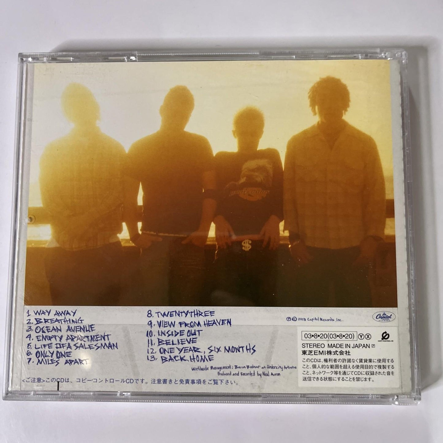 Yellowcard – Ocean Avenue (CD, 2003) Japan Obi, Bonus Track TOCP-66217
