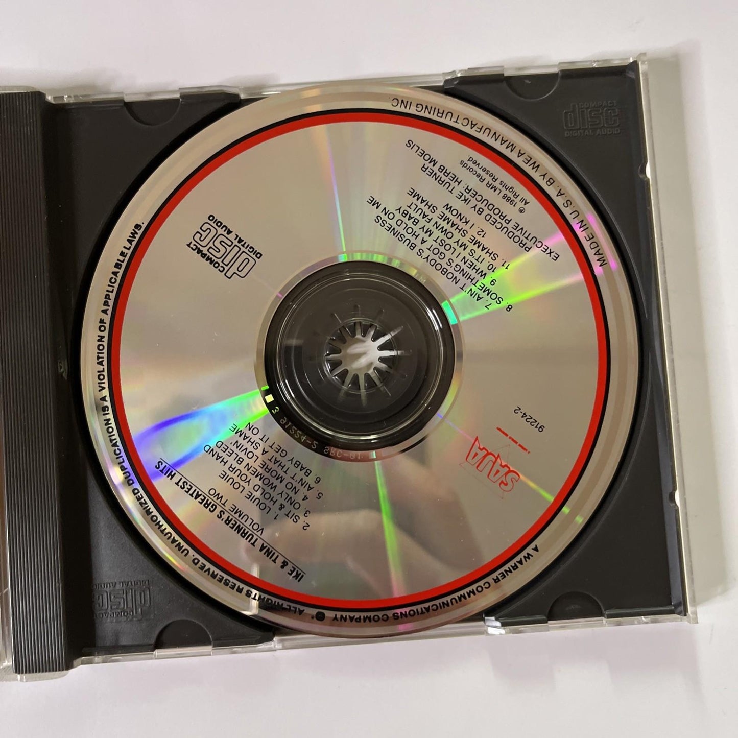 Ike & Tina Turner – Greatest Hits - Volume Two (CD, 1989) US 7 91224-2