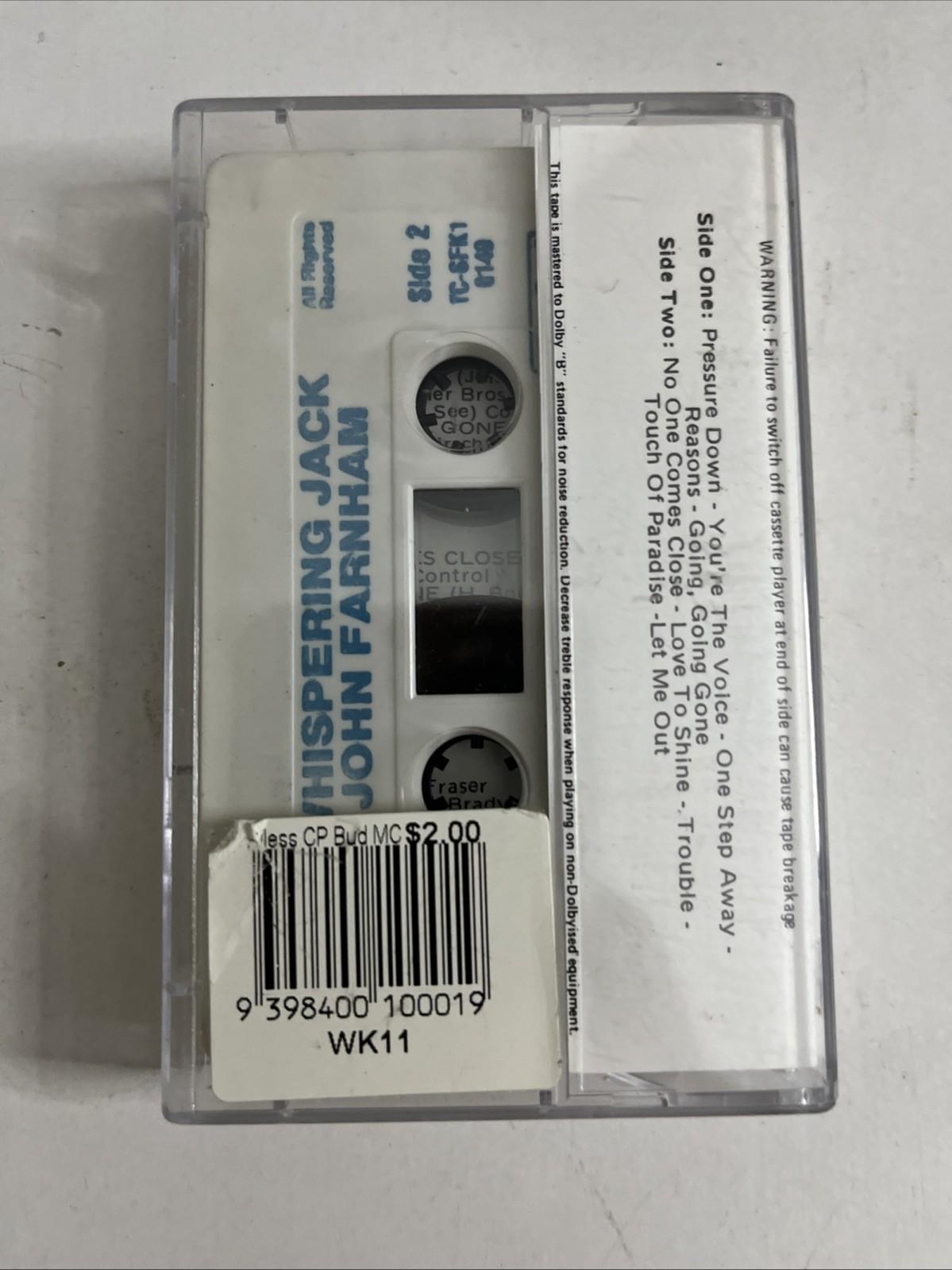 John Farnham – Whispering Jack (Cassette, 1986) Australia SFK1 0149