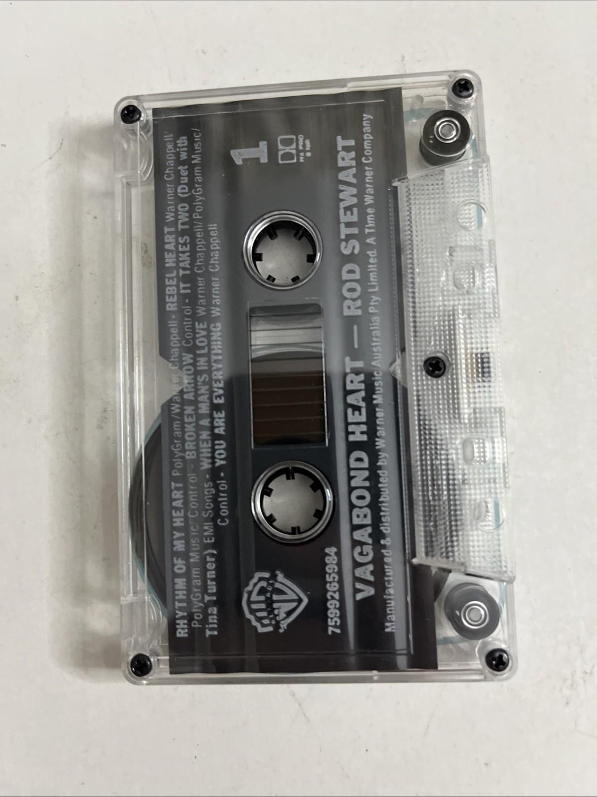 Rod Stewart – Vagabond Heart (Cassette, 1991) Australia 7599265984