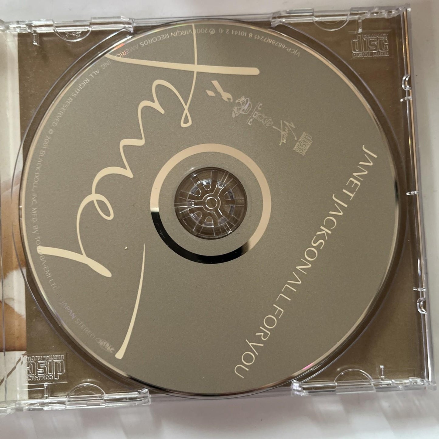 Janet Jackson – All For You (CD, 2001) Japan Obi, Bonus Track VJCP-68288