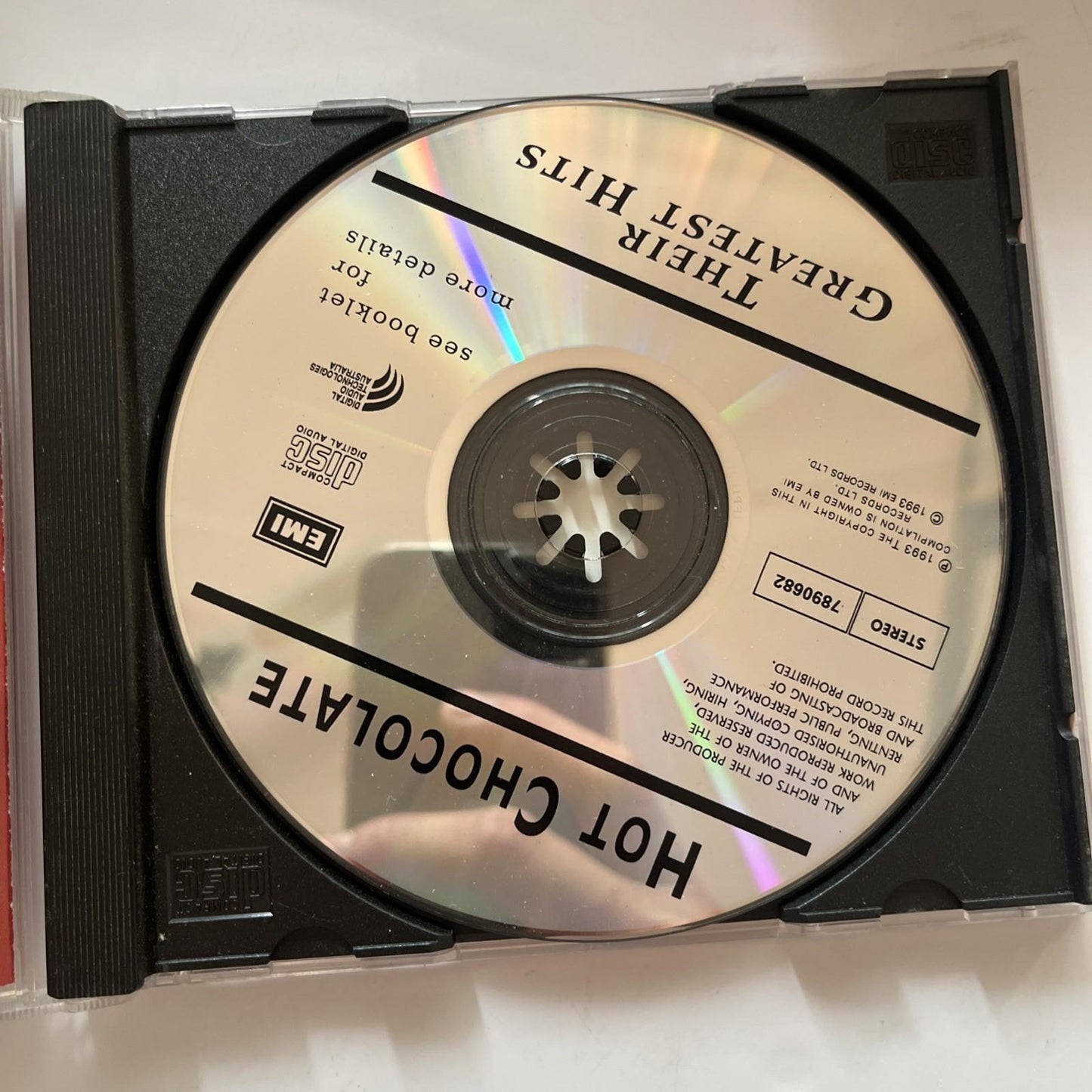 Hot Chocolate – Their Greatest Hits (CD, 1993) Europe 0777 7 89068 2 7