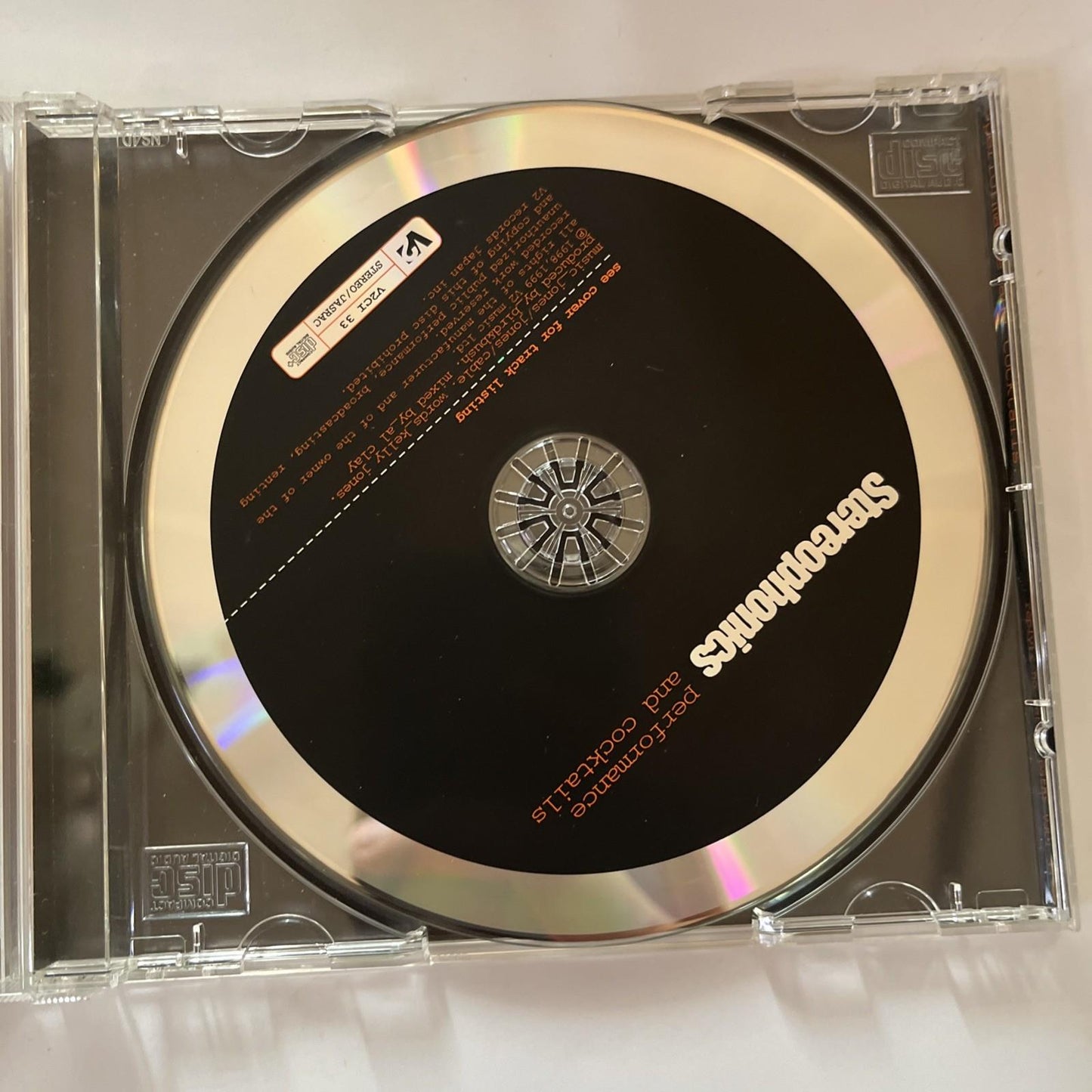 Stereophonics – Performance And Cocktails (CD, 1999) Japan Obi, Bonus Track