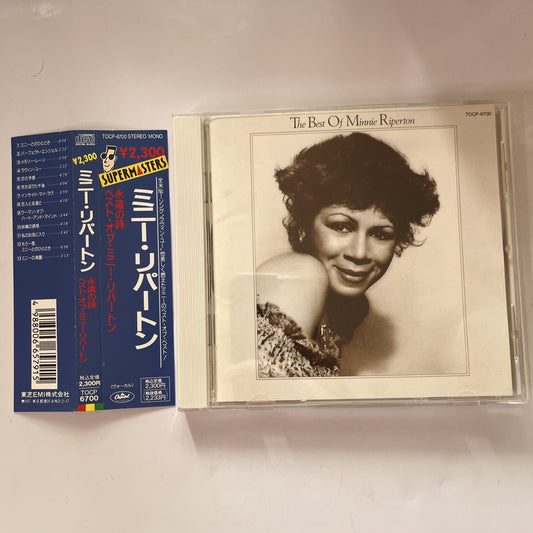 Minnie Riperton – The Best Of Minnie Riperton (CD, 1991) Japan Obi TOCP-6700