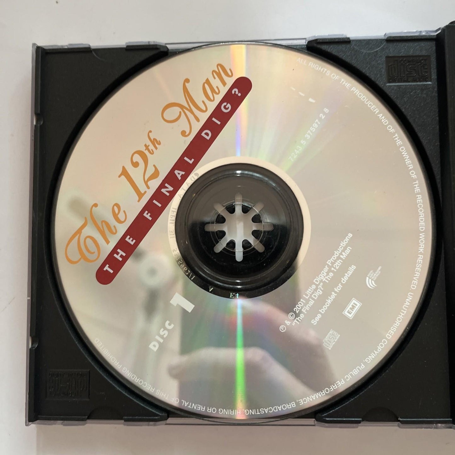 The 12th Man – The Final Dig? (CD, 2001, 2-Disc) Australia 7243 5 37596 2 9