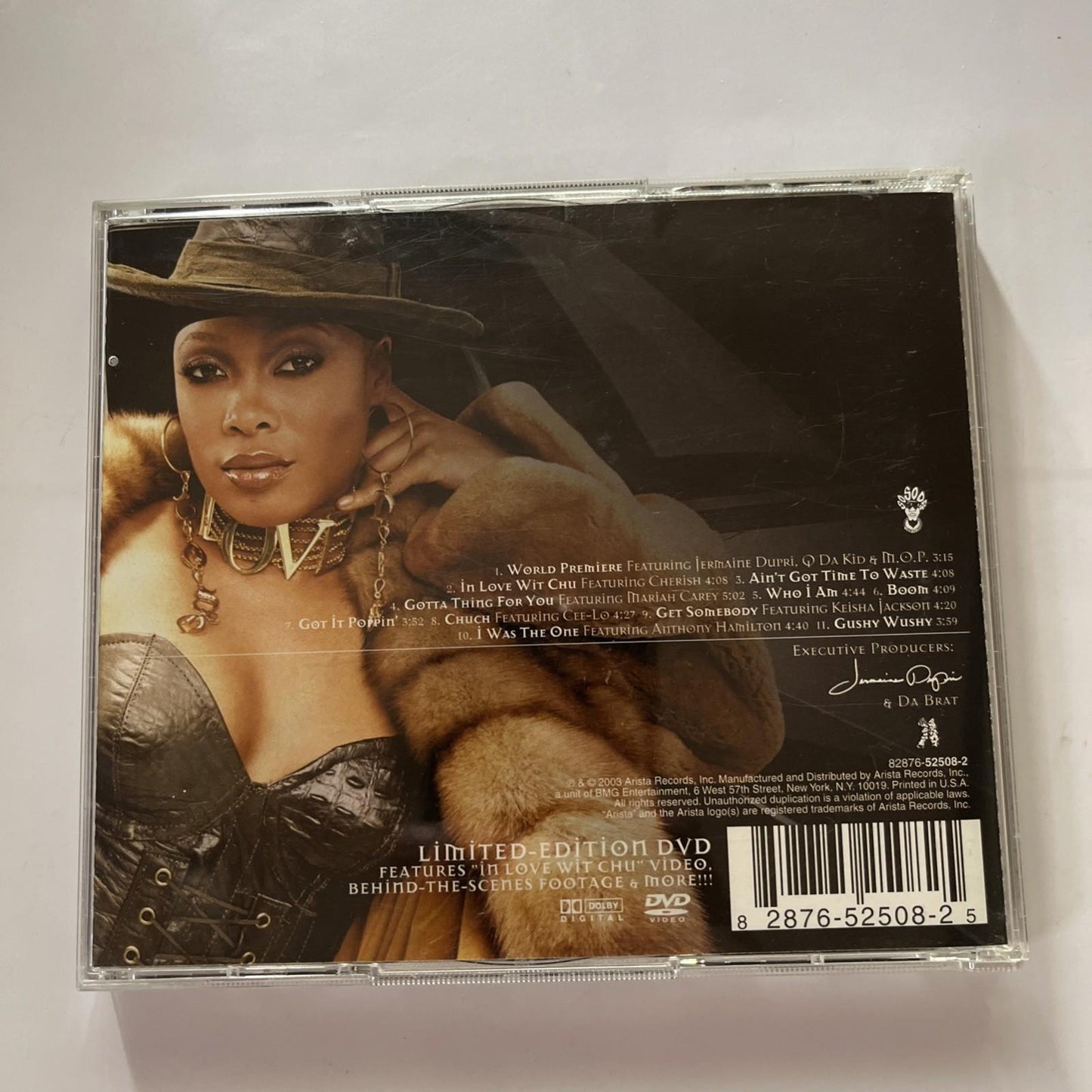 Da Brat – Limelite, Luv & Niteclubz (CD + DVD, 2003, 2-Disc) US Limited Edition