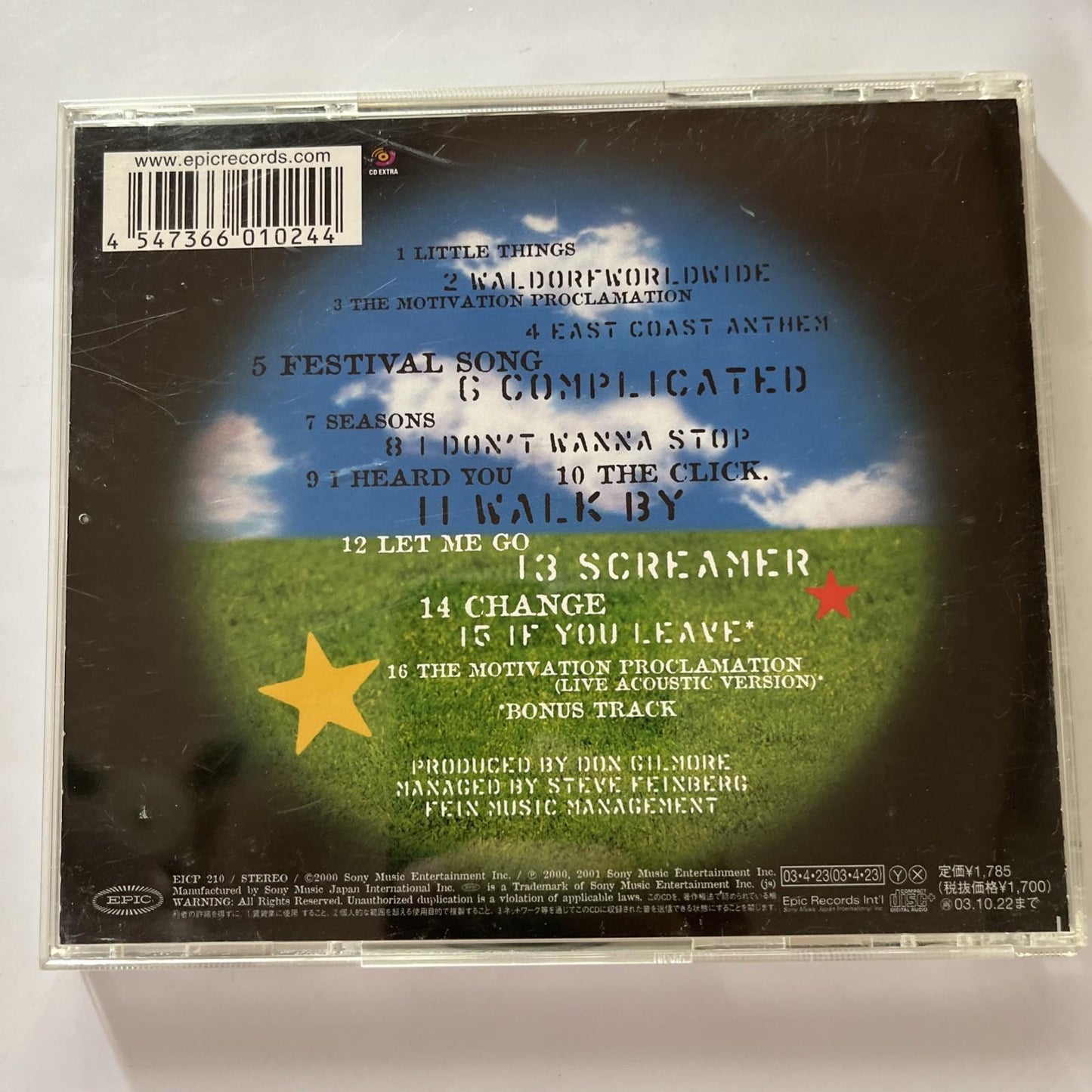 Good Charlotte – Good Charlotte (CD, 2003) Japan Obi, Bonus Track EICP 210