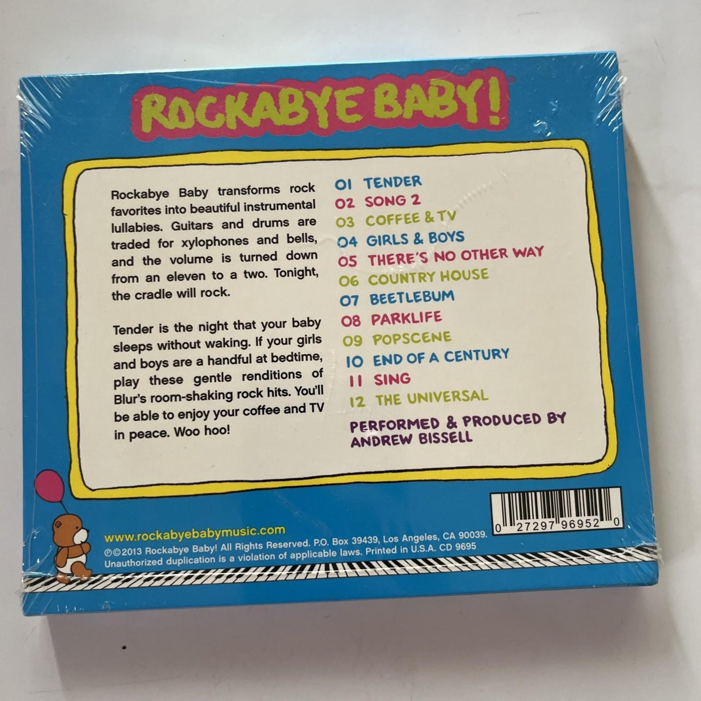 Rockabye Baby! Lullaby Renditions Of Blur (CD, 2013) US CD NEW Sealed