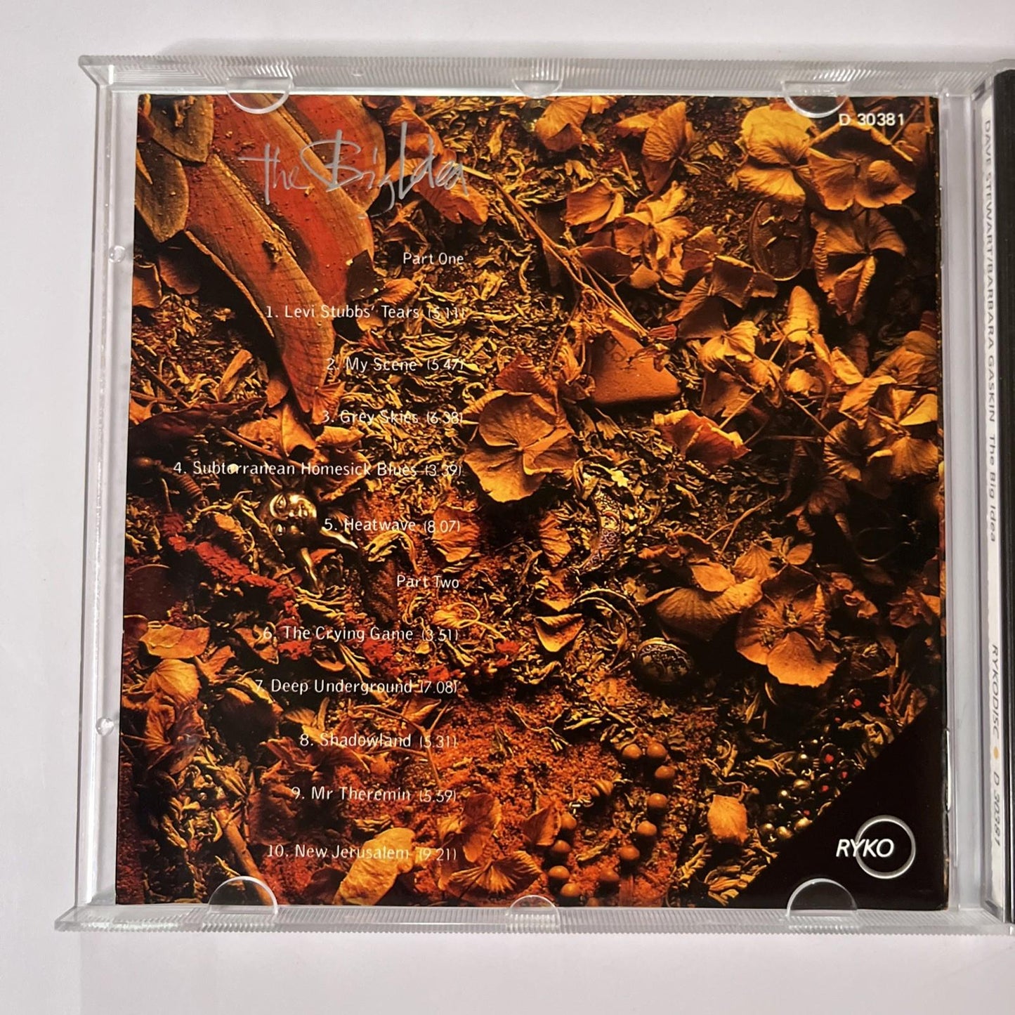 Dave Stewart & Barbara Gaskin – The Big Idea (CD, 1990) US RCD 20172