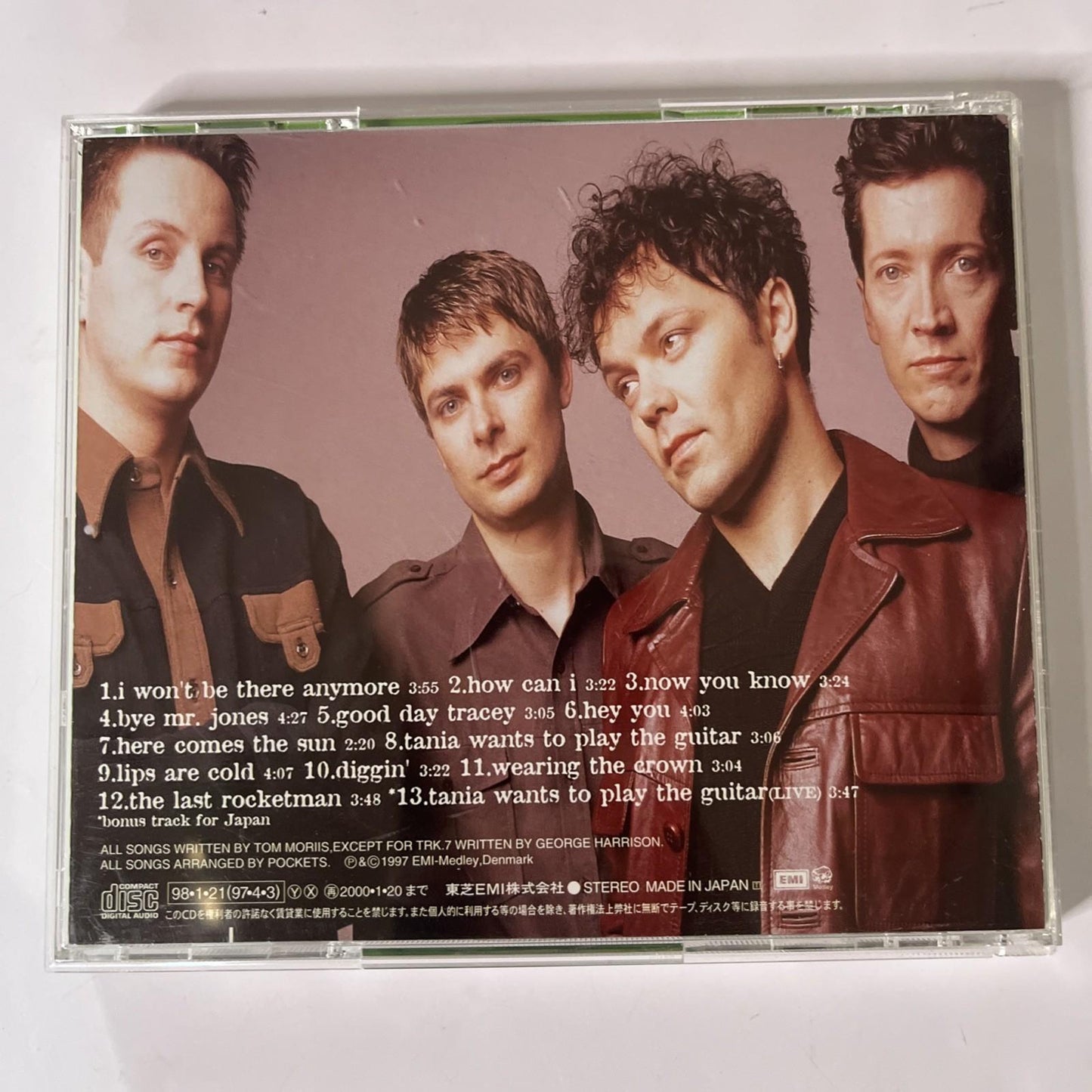Pockets – Pockets (CD, 1998) Japan Obi, Bonus Track TOCP-50410