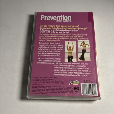 Prevention Fitness Systems - Drop It In 30! (DVD, 2007) All Regions *New Sealed*
