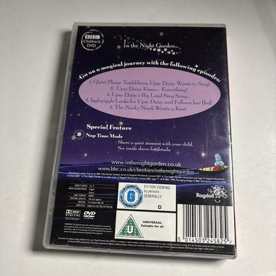 In The Night Garden - Hello Upsy Daisy! (DVD, 2007) Region 4,2