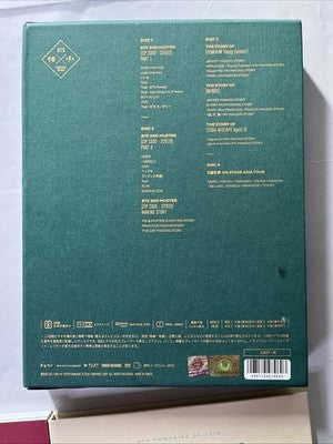 BTS – Memories Of 2016 (DVD, 2017, 4-Disc) Japan K-Pop Region 2
