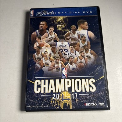 NBA Champions 2017 The Finals - Golden State Warriors (DVD, 2017) Region 4