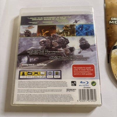 Call of Duty: Modern Warfare 2 (Sony PlayStation 3, 2009) PS3 Manual