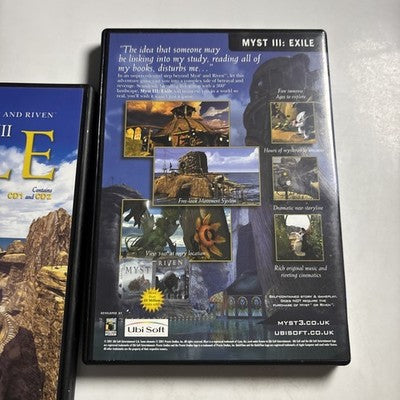 Myst III : Exile  PC/Mac 4-Disc CDROM With Manual