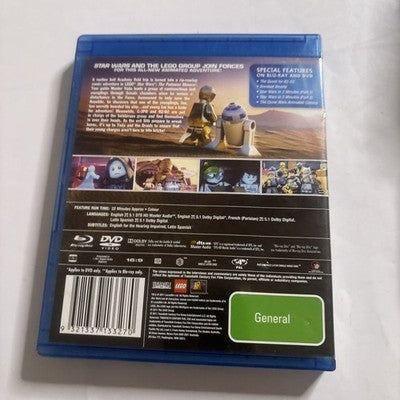 Lego Star Wars The Padawan Menace (Blu-ray + DVD, 2011, 2 Discs, Region B)