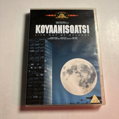 Koyaanisqatsi: Life Out Of Balance (DVD,1983) Edward Asner, Pat Benatar Region 2