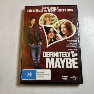 Definitely, Maybe (DVD, 2008) Ryan Reynolds, Isla Fisher Region 4,2 NEW