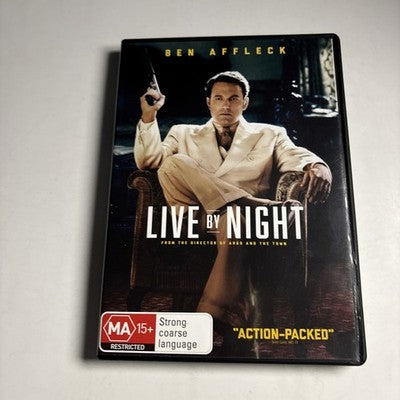 Live by Night (DVD, 2016) Ben Affleck Region 4 NEW