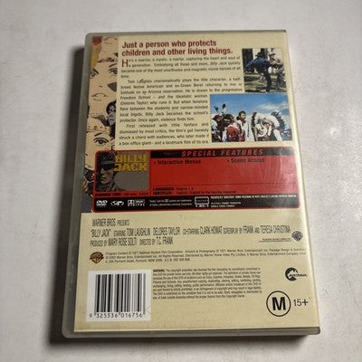 Billy Jack (DVD, 1971) Tom Laughlin, Delores Taylor Region 4