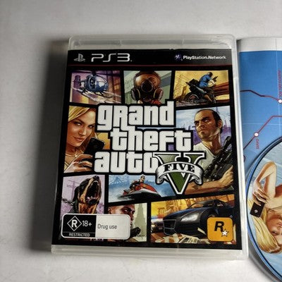 Grand Theft Auto V (PlayStation 3, 2013) PS3