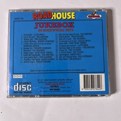 Various – Roadhouse Jukebox, 24 Rock'N'Roll Hits (CD, 1993) Australasia MARC-784
