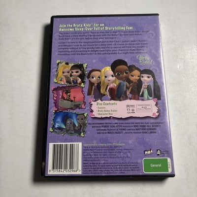 Bratz Kids Sleep over Adventure (DVD, 2006) Region 4